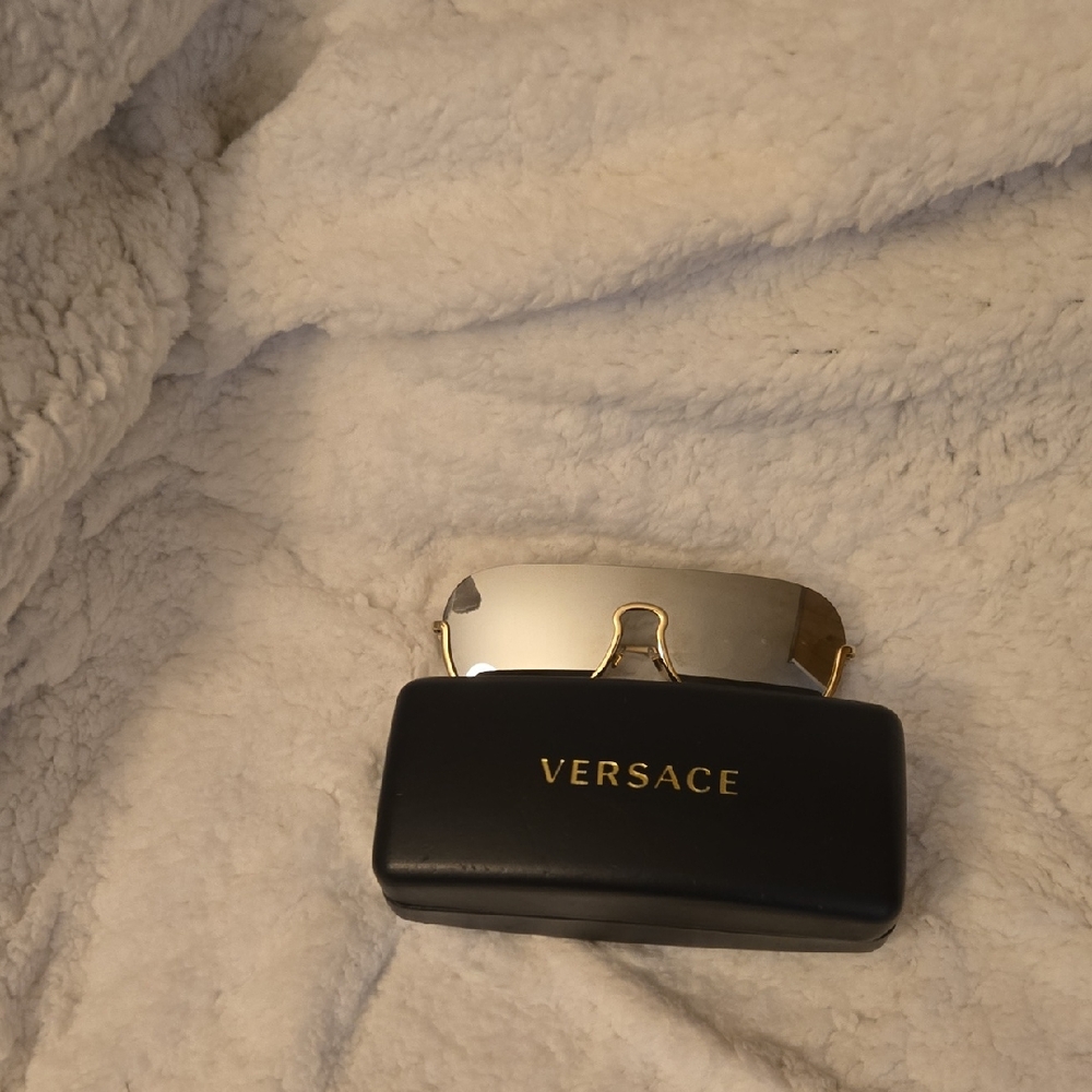 AUTHENTIC Versace Womens Sunglasses with Gold Accents